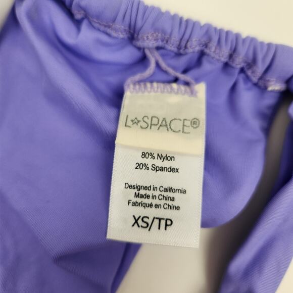 L*Space Gina Bitsy Bikini Bottom in Amethyst Purple Size XS NWOT - Picture 4 of 5